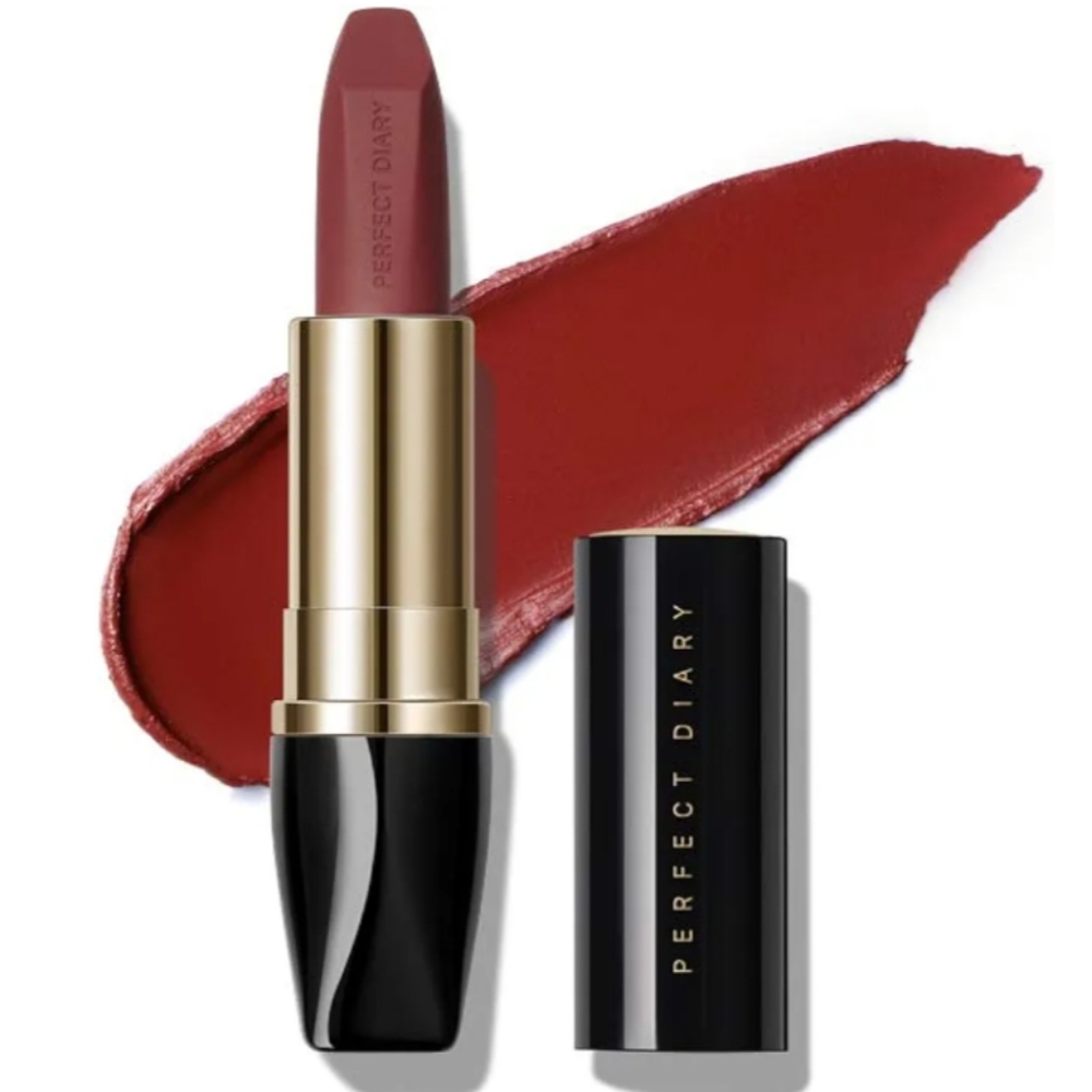 ʕ·ᴥ·ʔ PERFECT DIARY Longwear Perfect Rouge Lipstick 107 ROSY MOCHA